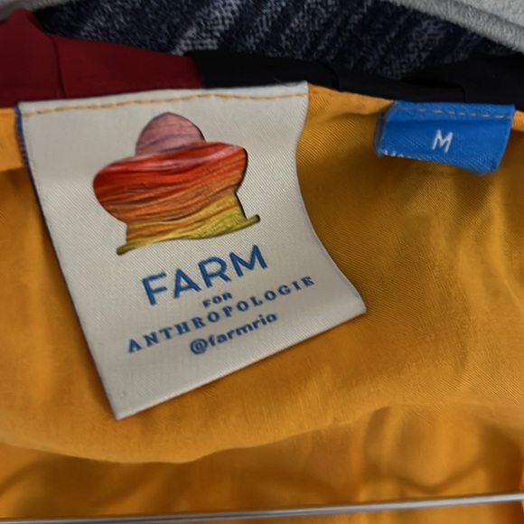 Anthropologie Farm Rio Short-Sleeve Wrap-Front Maxi Dress Size M - Picture 10 of 10